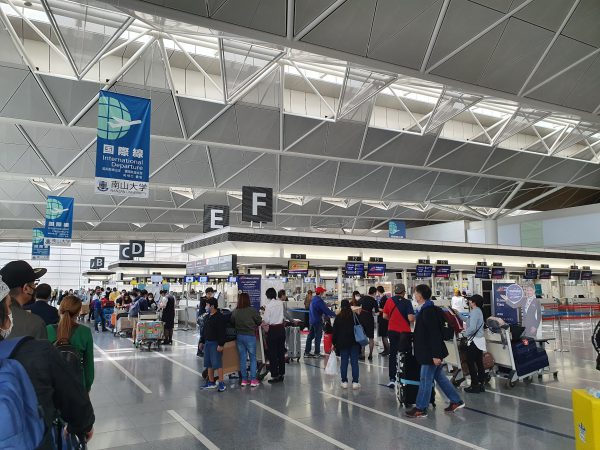 名古屋国際空港セントレアの国際線チェックインカウンター